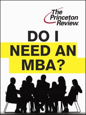 cover image of Do I Need an MBA?